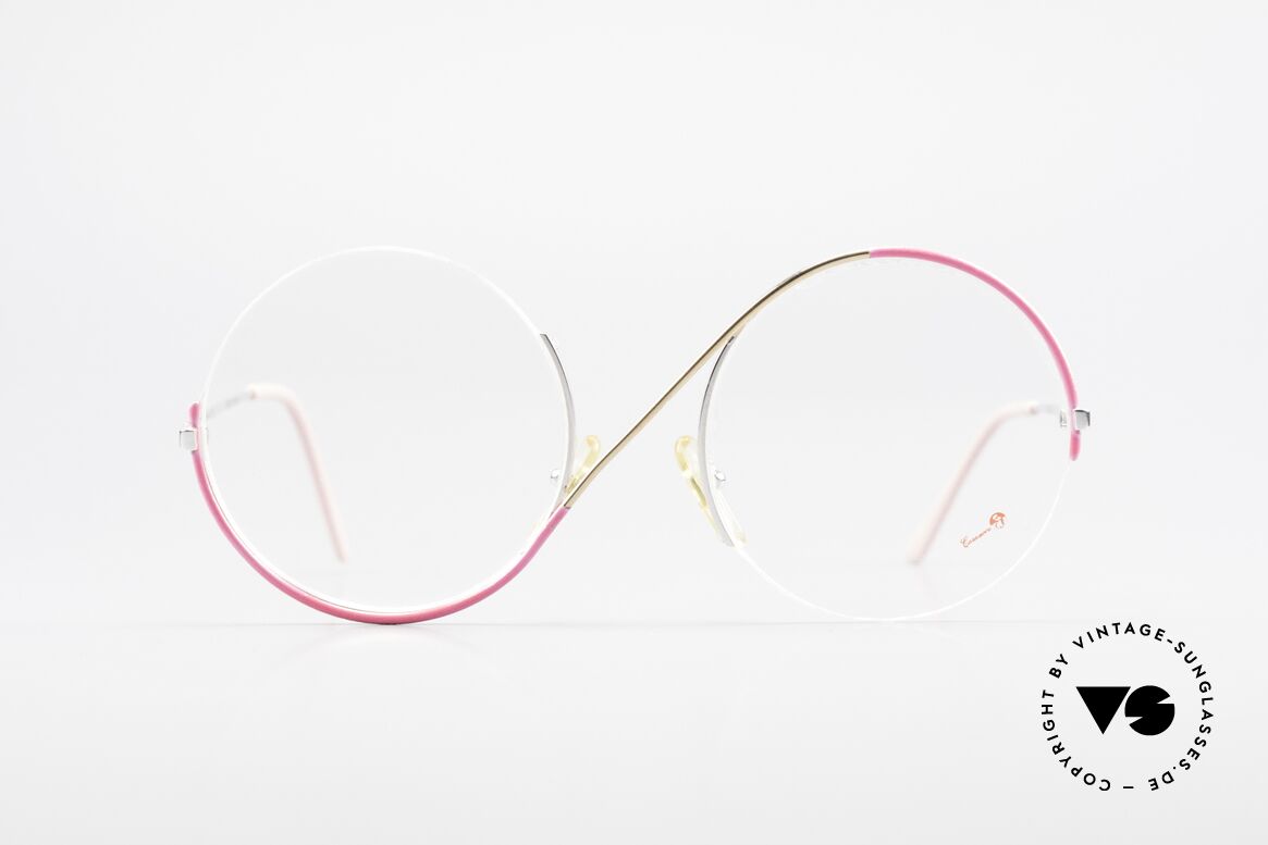 Casanova FC9 Kunstvolle Vintage Brille, zauberhafte Casanova vintage Brille von circa 1985, Passend für Damen