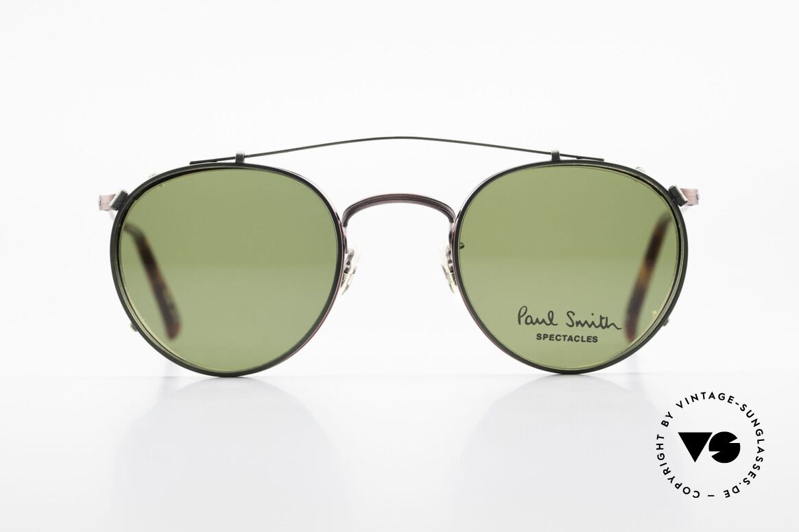 Paul Smith PSR102 Panto Vintage Brille Clip On, Paul Smith vintage Brille der späten 80er / frühe 90er, Passend für Herren und Damen