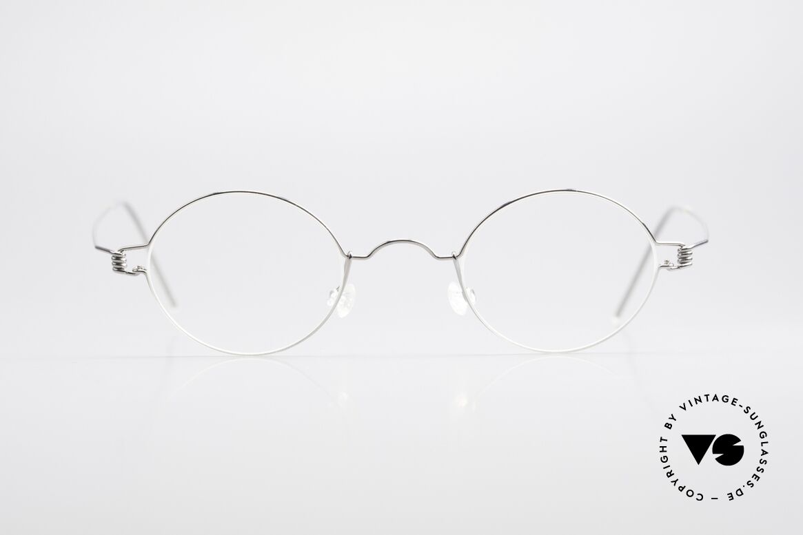 Lindberg Corona Air Titan Rim Runde Titanium Brille Unisex, LINDBERG Air Titanium Rim Brille in Größe 40-24, 145, Passend für Herren und Damen