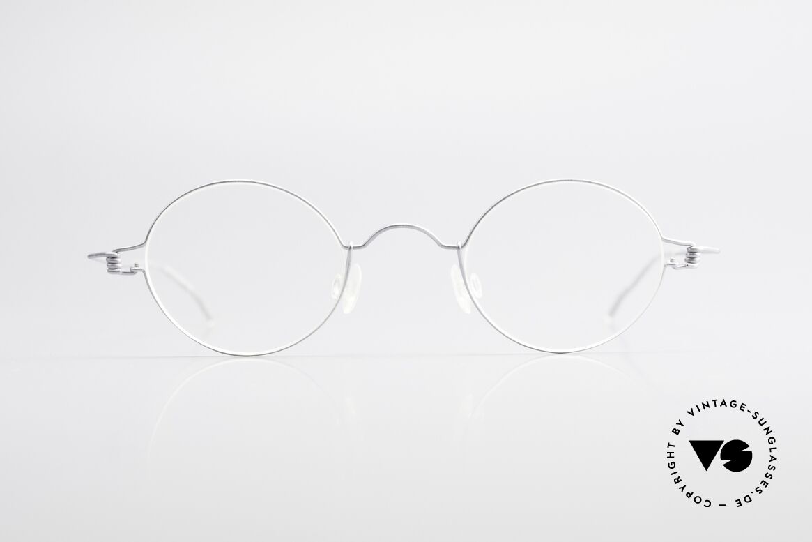 Lindberg Pio Air Titan Rim Runde Titanium Brille Unisex, LINDBERG Air Titanium Rim Brille in Größe 38-24, 145, Passend für Herren und Damen