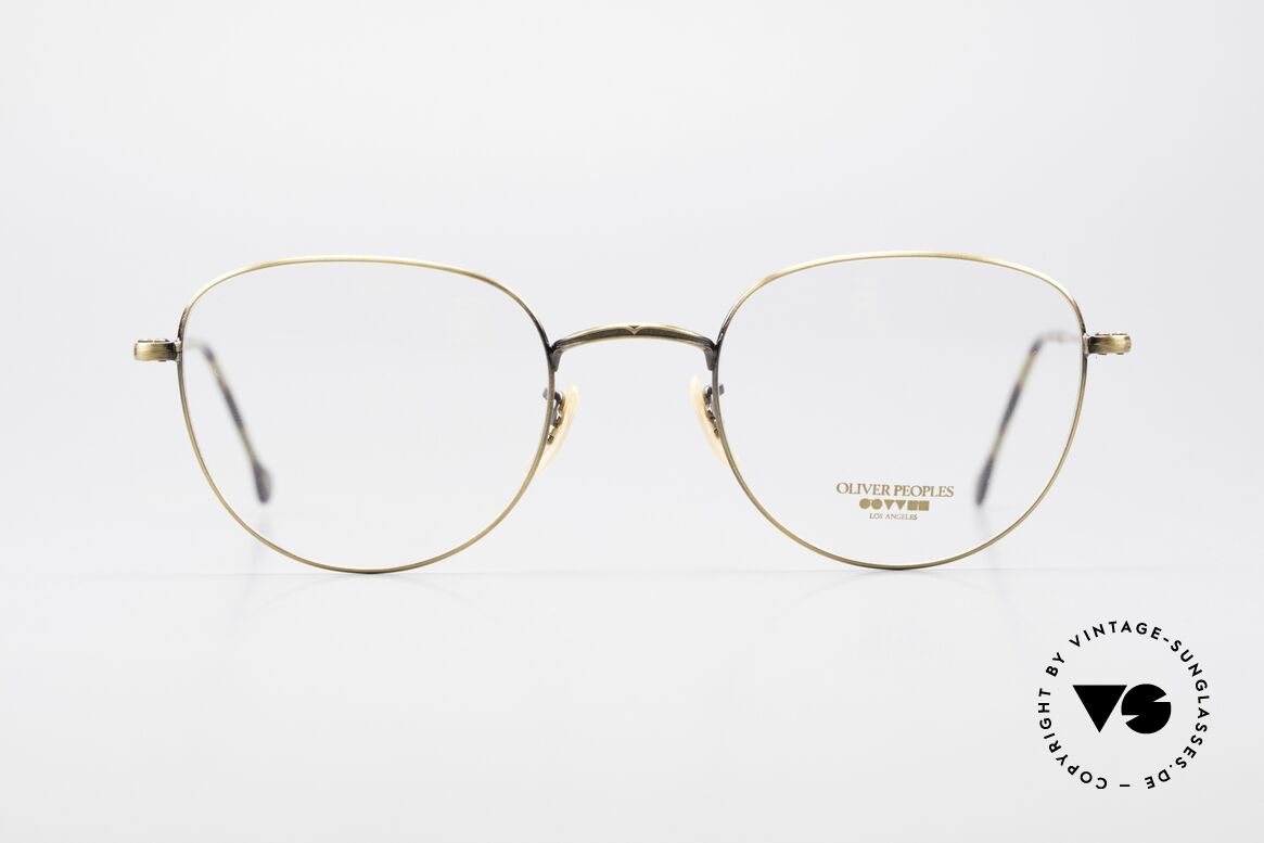 Oliver Peoples OP77AG Vintage 80er Brille Panto Stil, vintage 80er Jahre Brillenfassung von Oliver Peoples, Passend für Herren und Damen