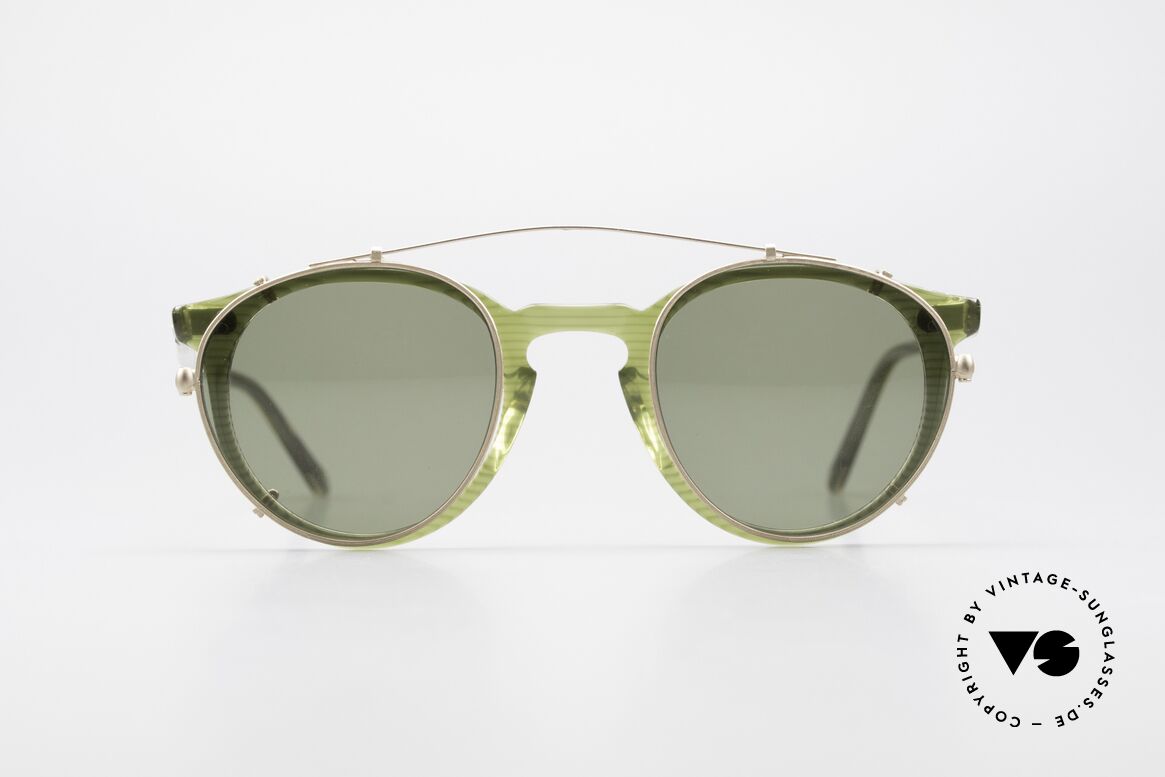 Oliver Peoples O'Malley 981 Das 80er Original Mit Clip On, VINTAGE Oliver Peoples Sonnenbrille, Modell O'Malley, Passend für Herren und Damen
