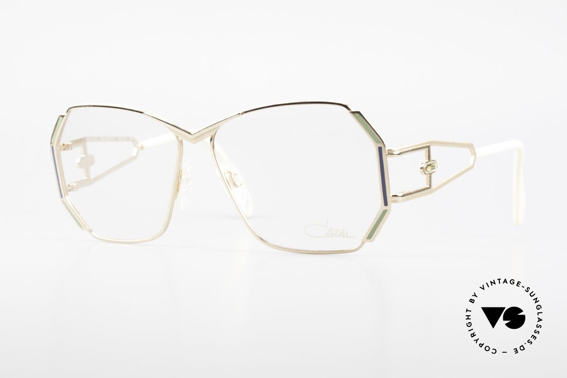 Cazal 225 Old School 80er HipHop Brille, markante CAZAL vintage Brillenfassung von 1989/90, Passend für Damen