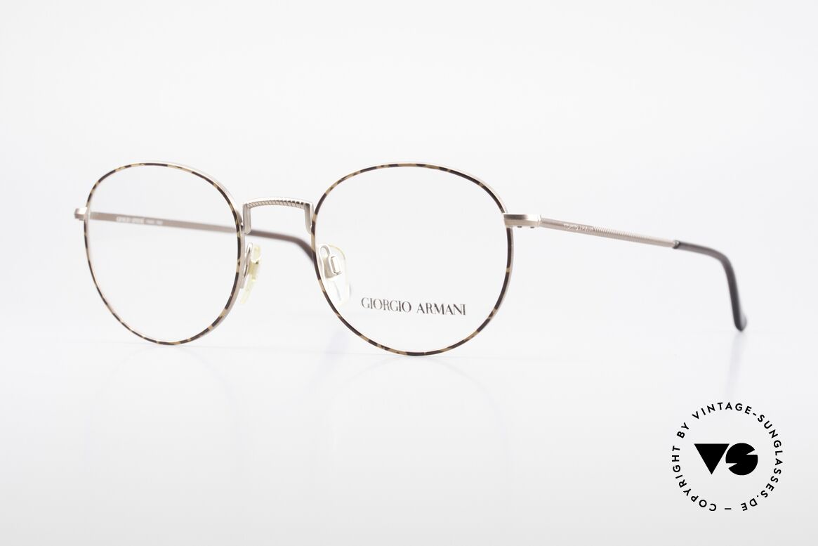 Giorgio Armani 231 80er Panto Brille No Retro, Panto GIORGIO Armani vintage Designer-Fassung, Passend für Herren