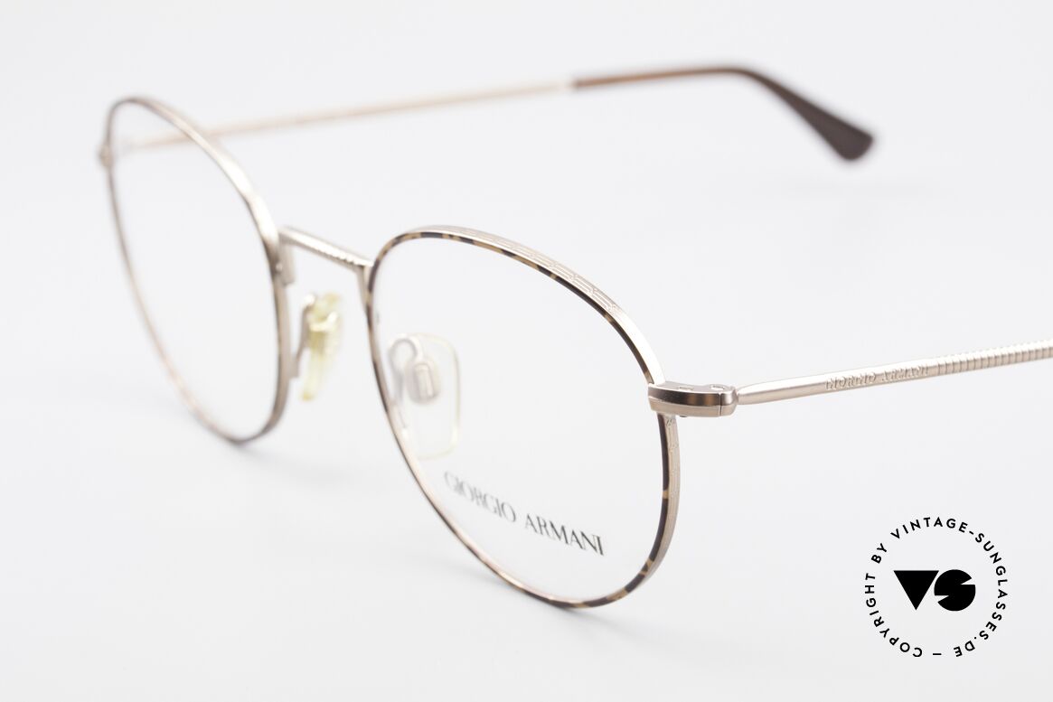Giorgio Armani 231 80er Panto Brille No Retro, ungetragen (wie alle unsere GA Designer-Gestelle), Passend für Herren