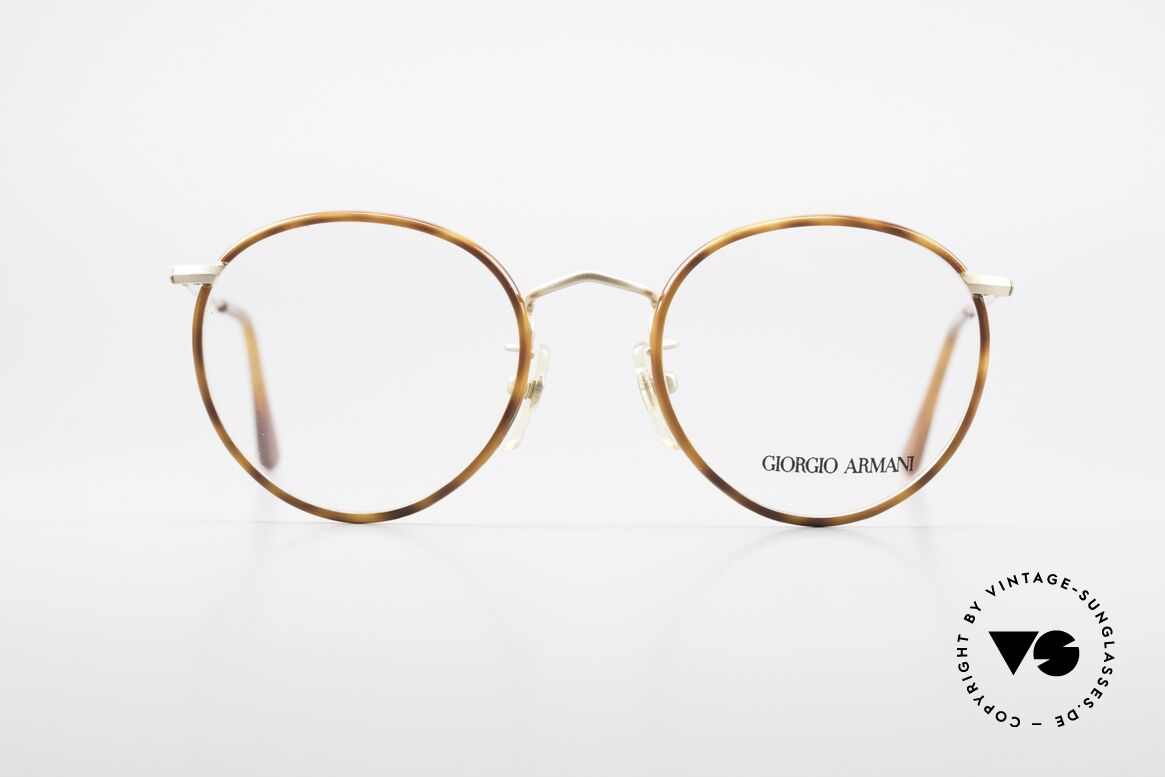 Giorgio Armani 112 90er Panto Fassung Herren, zeitlose Giorgio Armani Brillenfassung aus den 90ern, Passend für Herren