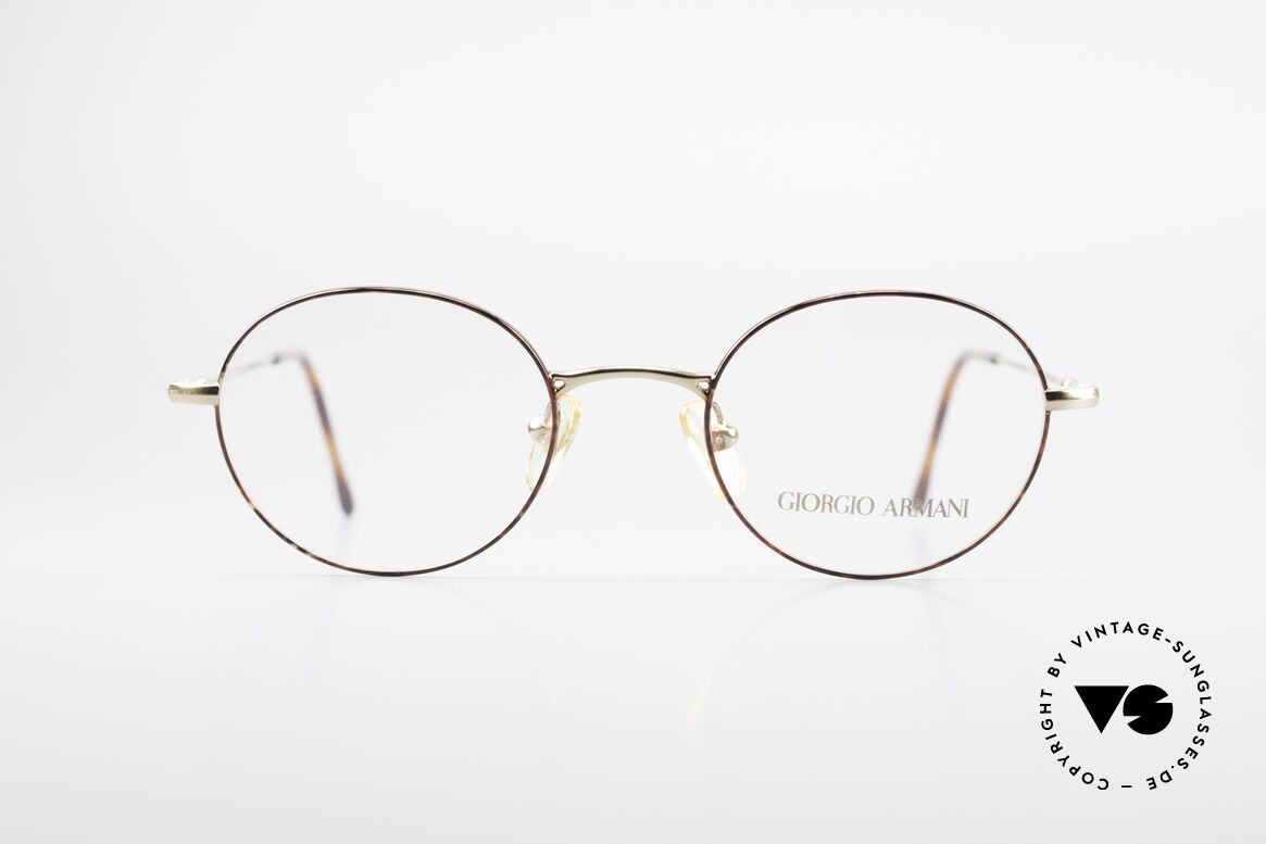 Giorgio Armani 252 Alte Vintage Brille Oval 90er, unisex Modell 252 in Größe 48-20, 140mm, col. 1022, Passend für Herren und Damen