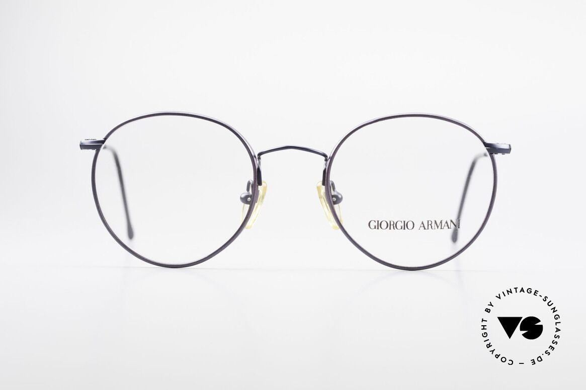 Giorgio Armani 253 Panto Vintage Brille Klassiker, zeitlose 80er/90er J. Giorgio Armani DesignerBrille, Passend für Herren
