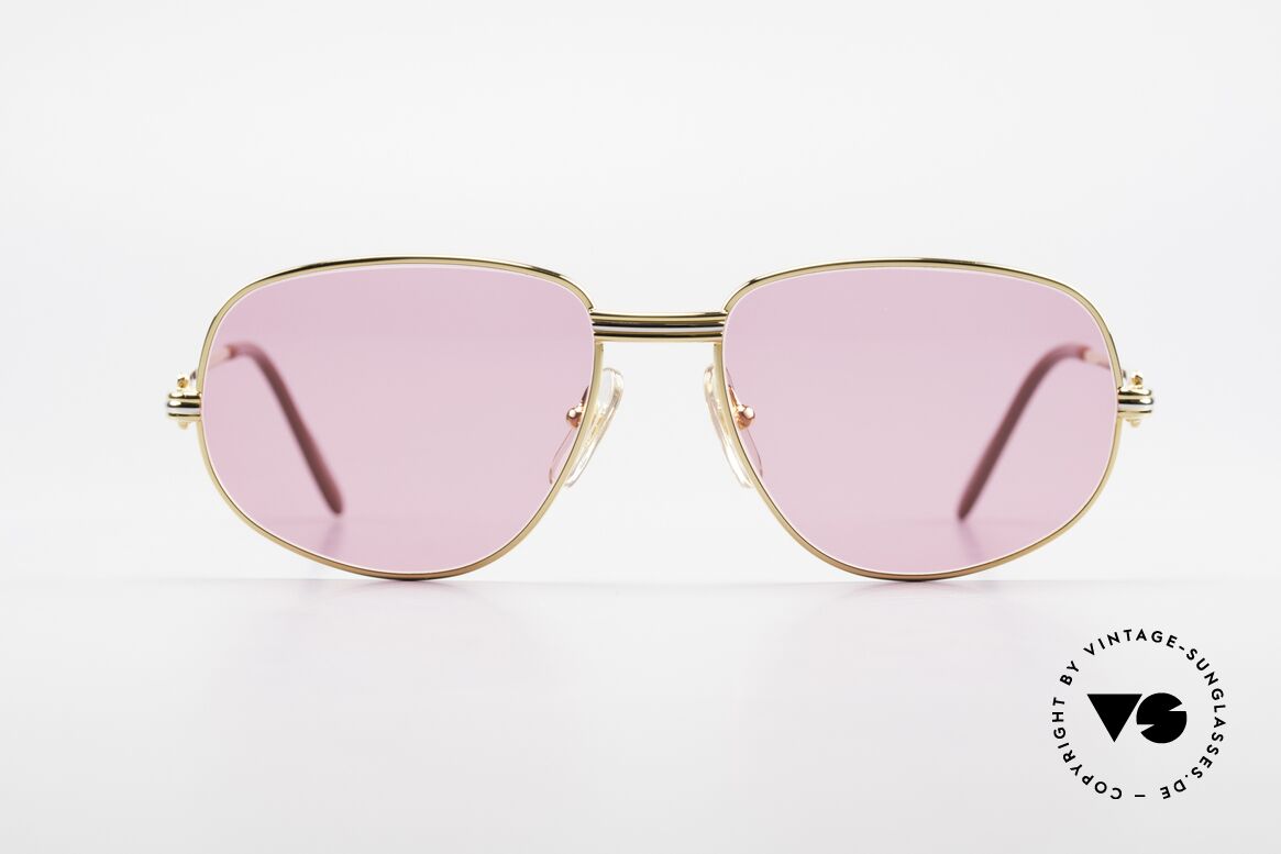 Cartier Romance LC - S Luxus Sonnenbrille Gucci Etui, vintage Cartier Luxus-Sonnenbrille; Modell ROMANCE, Passend für Herren und Damen
