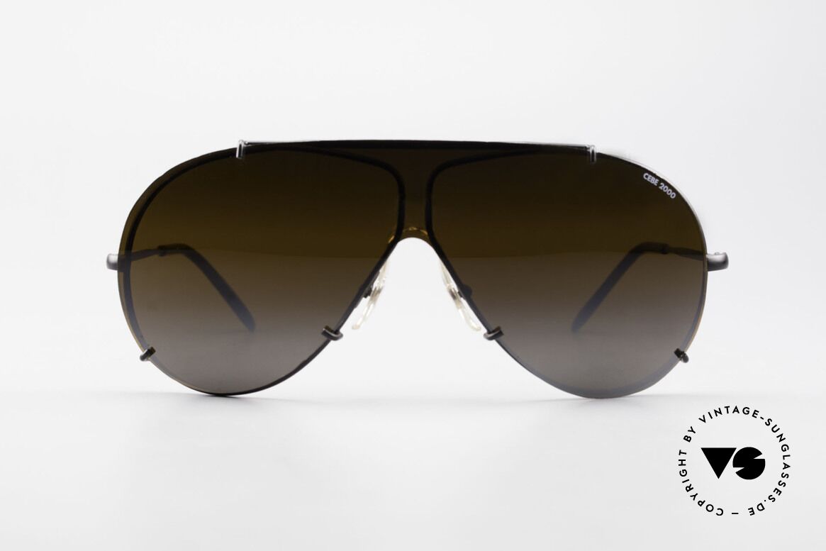 Cebe 2000 Vintage Ral­lye Sportbrille, teure CEBE Sportsonnenbrille für den extremen Einsatz, Passend für Herren