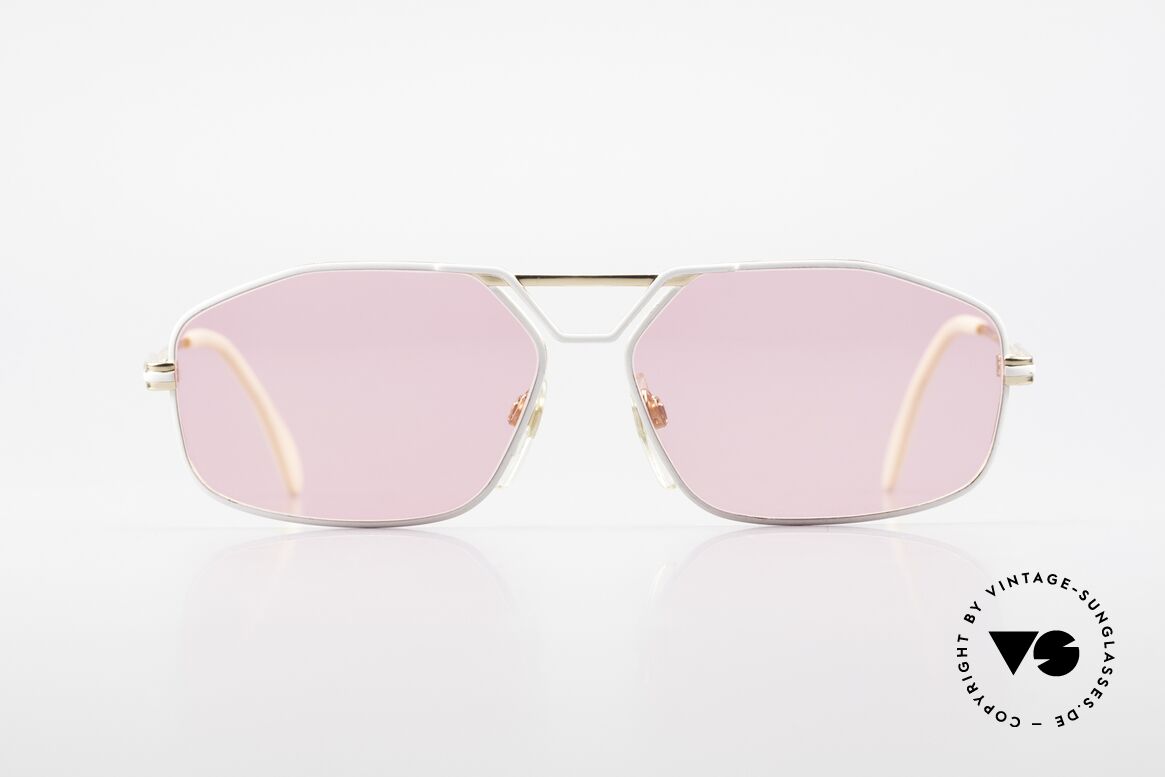 Cazal 729 Pinke Vintage Sonnenbrille, sehr maskuline Cazal vintage Brille von circa 1989, Passend für Herren