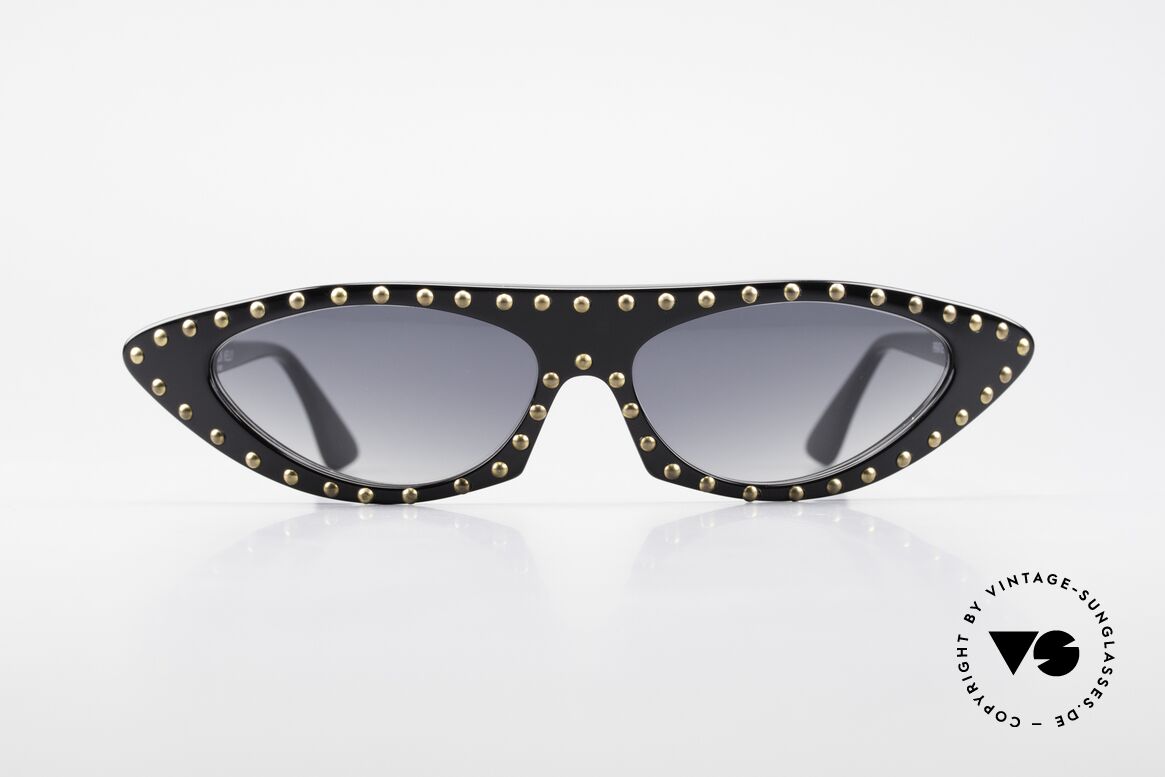 Patrick Kelly Pirate 22 80er Haute Couture Brille, Patrick Kelly Pirate 1980er Designer-Sonnenbrille, Passend für Damen