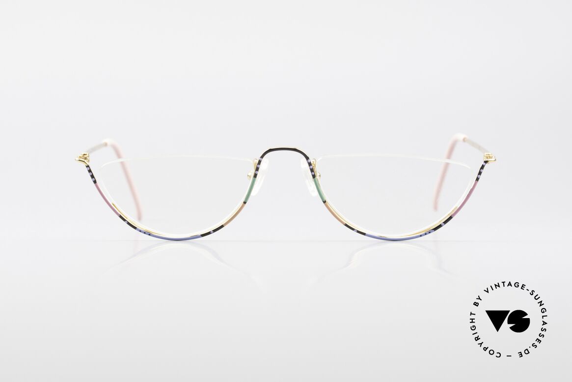 Casanova FC11 Farbenfrohe Vintage Lesebrille, zauberhafte CASANOVA Lesebrille von circa 1985, Passend für Damen