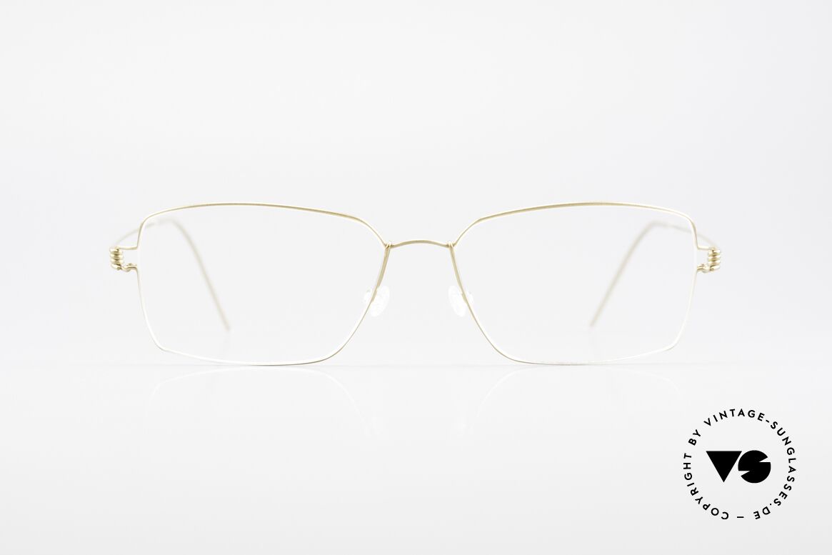 Lindberg Rainer Air Titan Rim Titanium Fassung Herren, LINDBERG Air Titanium Rim Brille in Größe 55-16, 145, Passend für Herren