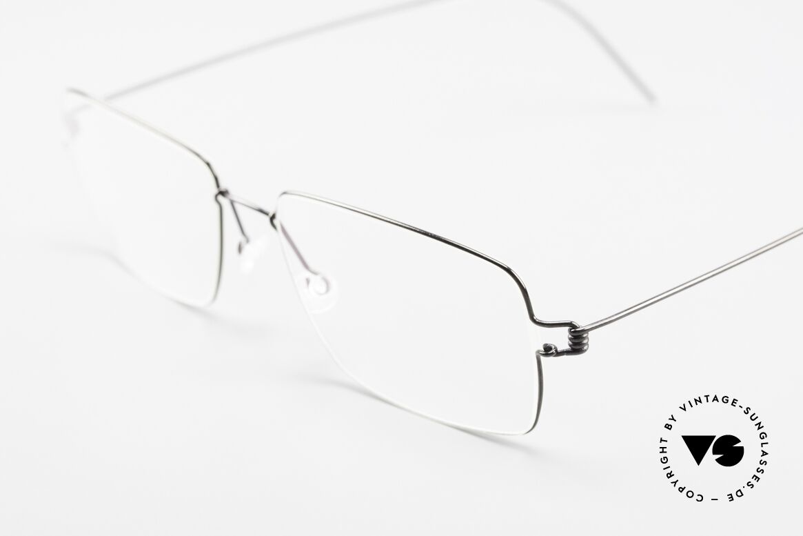 Lindberg Nikolaj Air Titan Rim Klassische Titan Herrenbrille, extrem stabile Fassung, flexibel & elastisch, und nur 3g, Passend für Herren
