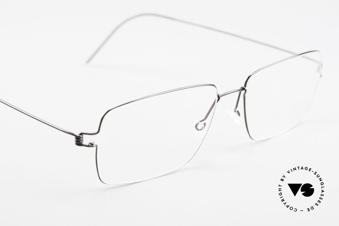 Lindberg Nikolaj Air Titan Rim Klassische Titan Herrenbrille, ungetragenes Designerstück + orig. Lindberg Magnet-Etui, Passend für Herren