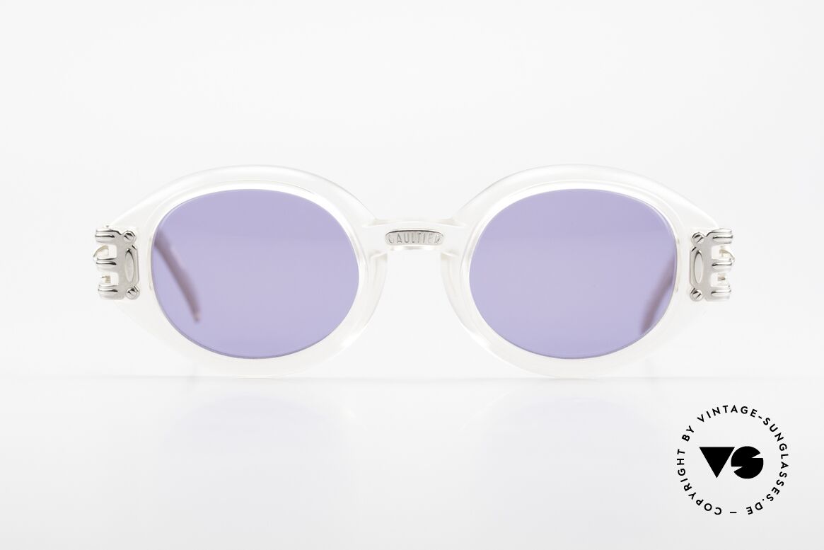 Jean Paul Gaultier 56-5203 Steampunk Designer Brille, vintage 1990er Jean Paul Gaultier Kultsonnenbrille, Passend für Herren und Damen