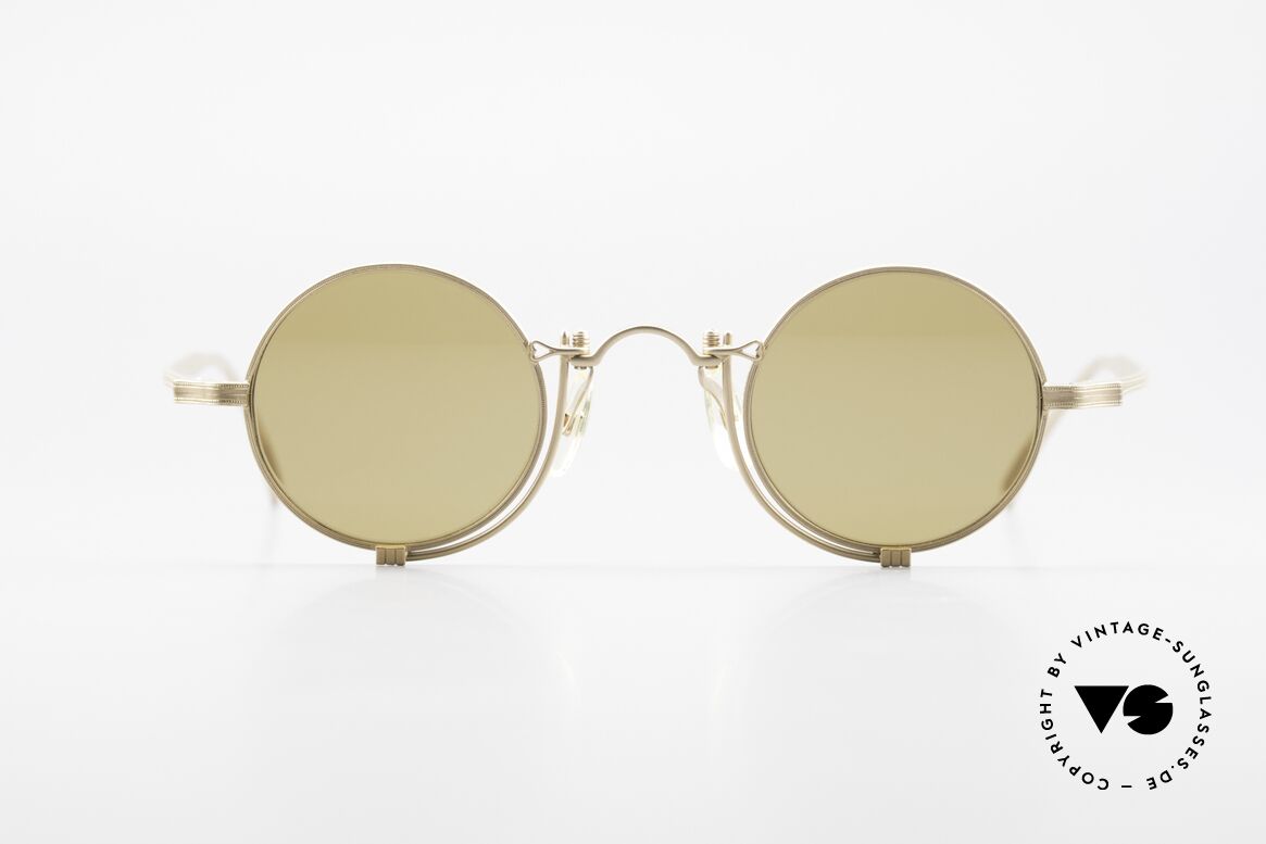 Matsuda 10601 Vintage Designer Brille Rund, runde vintage Brille von Matsuda aus den frühen 90ern, Passend für Herren und Damen