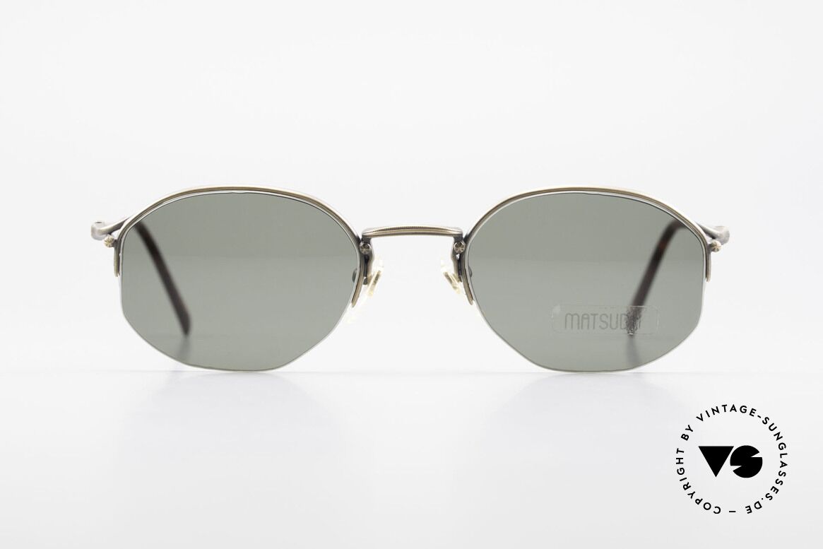 Matsuda 2855 Vintage Sonnenbrille Nylor, vintage Matsuda Sonnenbrille aus den 1990ern, Passend für Herren und Damen