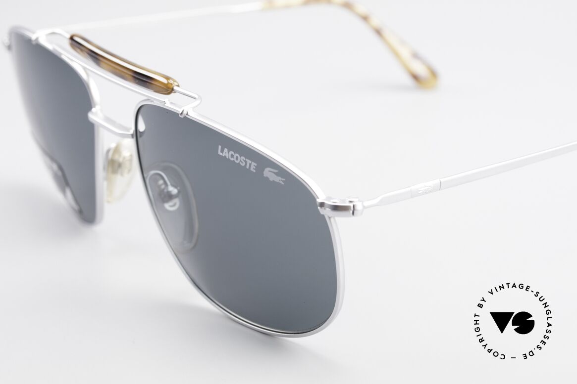 Lacoste 149 Titanium Sonnenbrille Herren, Lacoste Sonnengläser für 100% UV Protection, Passend für Herren