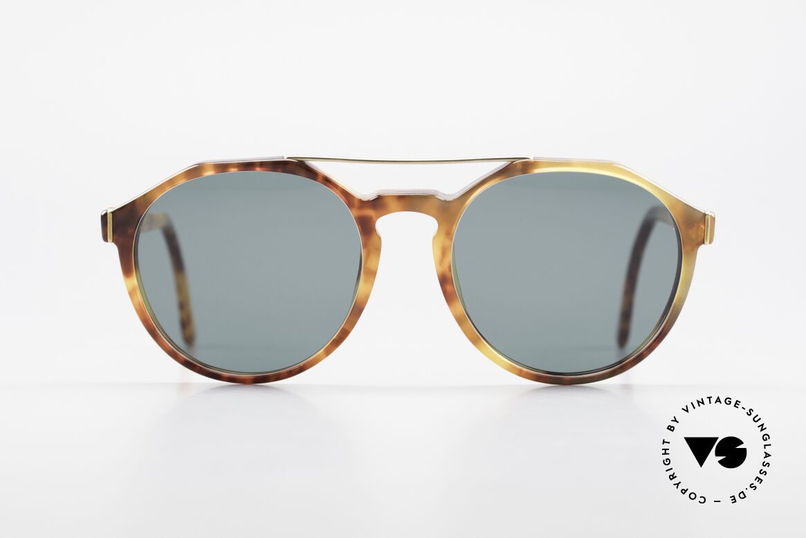 Giorgio Armani 311 Runde Aviator 80er Brille, interessante GIORGIO Armani Designer-Sonnenbrille, Passend für Herren und Damen