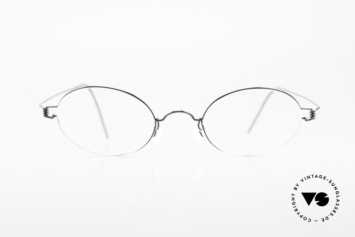 Lindberg Daniel Air Titan Rim Ovale Titanium Brille Unisex, LINDBERG Air Titanium Rim Brille in Größe 47-22, 145, Passend für Herren und Damen