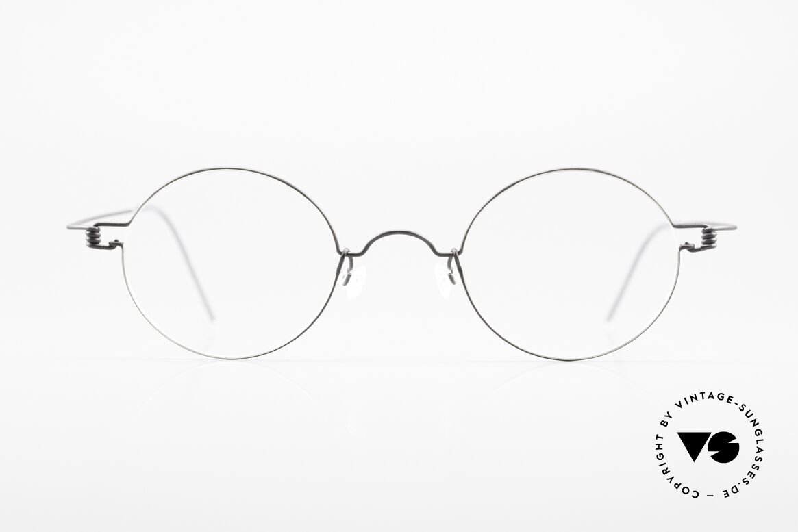 Lindberg Corona Air Titan Rim Runde Titanium Brille Unisex, LINDBERG Air Titanium Rim Brille in Größe 44-25, 145, Passend für Herren und Damen