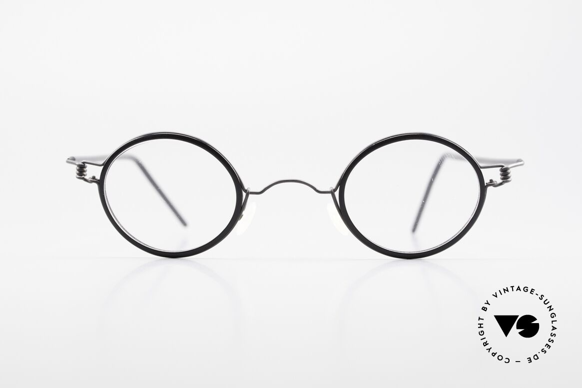 Lindberg Corona Air Titan Rim Kleine Brille mit Azetat Inlay, LINDBERG Air Titanium Rim Brille in Größe 40-24, 145, Passend für Herren und Damen