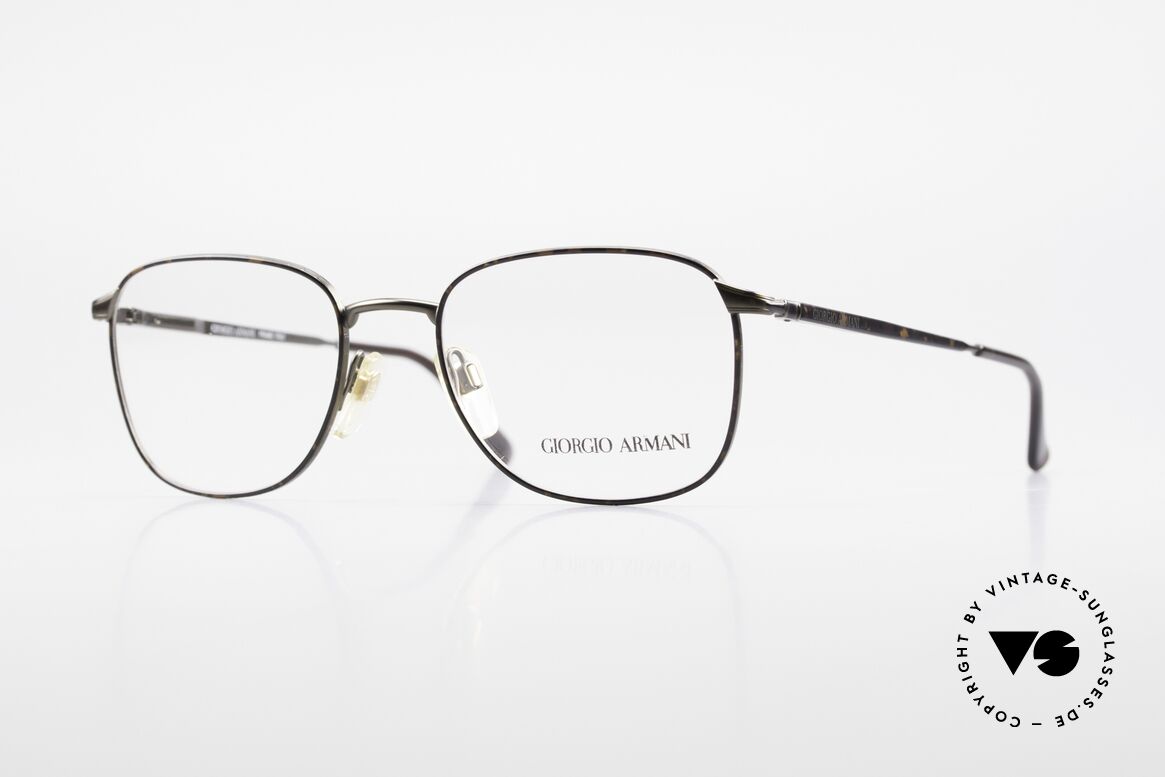 Giorgio Armani 236 Eckige Panto Vintage Brille, zeitlose 80er/90er J. Giorgio Armani DesignerBrille, Passend für Herren