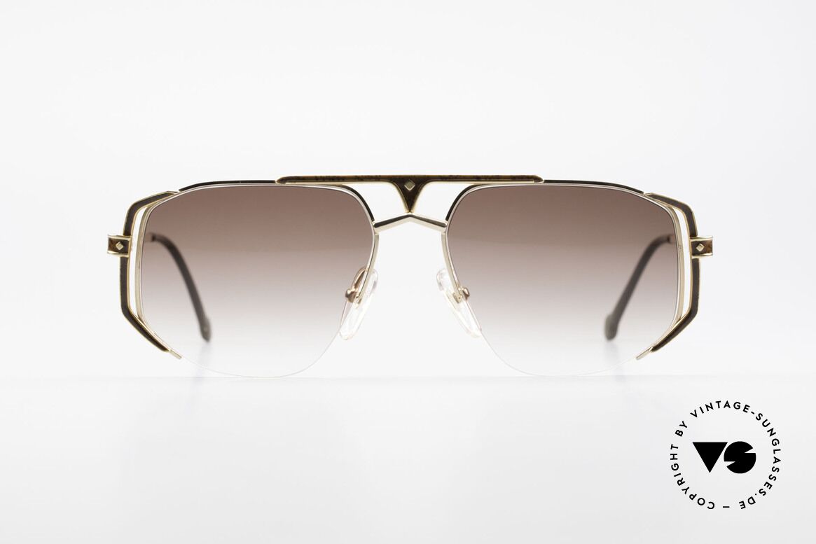 MCM München 5 Titanium Sonnenbrille Large, MCM Herren-Designersonnenbrille aus den 90ern, Passend für Herren