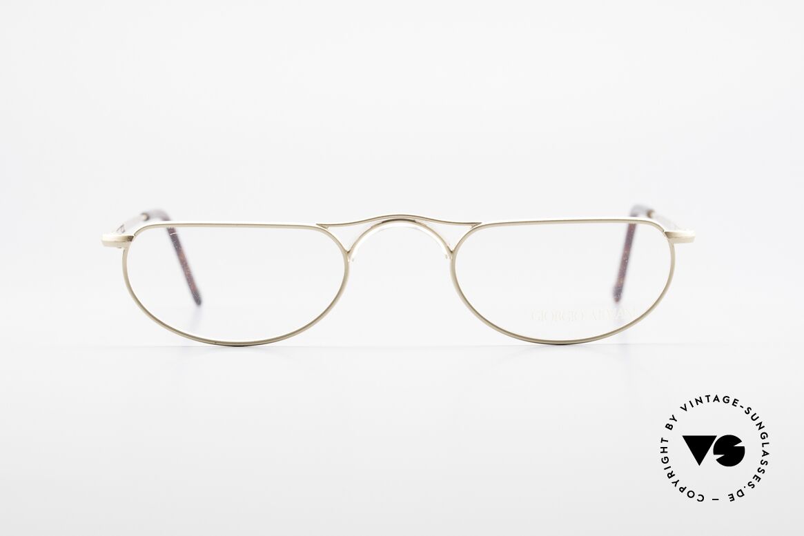 Giorgio Armani 133 Alte Designer Lesebrille 80er, vintage 80er Giorgio Armani Lesebrillengestell, Passend für Herren und Damen