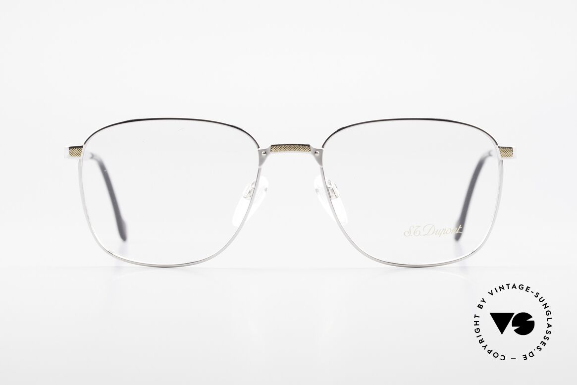 S.T. Dupont D048 90er Luxus Brillenfassung 23kt, hochwertige Verarbeitung & Top-Passform, Gr. 56°18, Passend für Herren