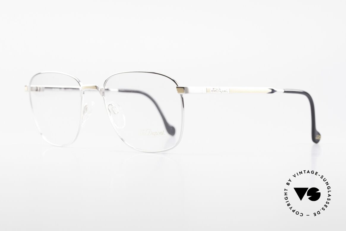 S.T. Dupont D048 90er Luxus Brillenfassung 23kt, äußerst edel (S.T. Dupont Modelle sind 23kt vergoldet), Passend für Herren