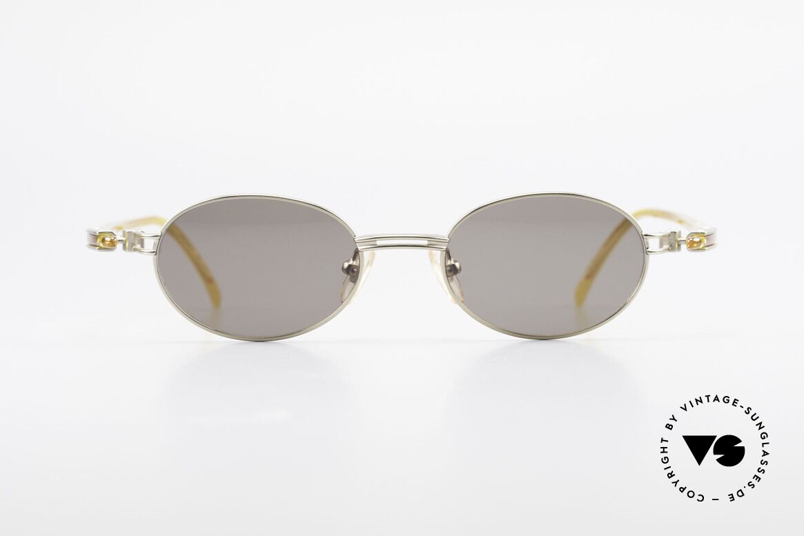 Yohji Yamamoto 52-7202 Designerbrille Oval Vintage, subtiles aber außergewöhnliches 90er Design; Avantgarde, Passend für Herren und Damen