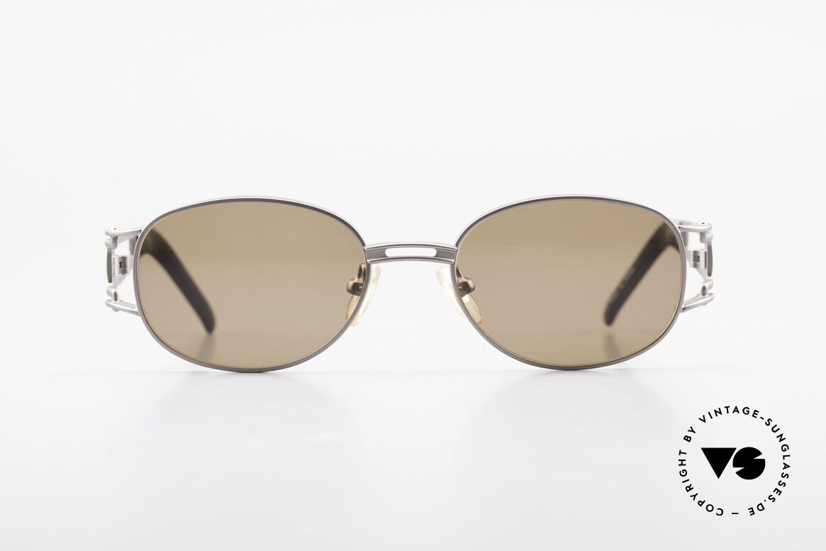 Yohji Yamamoto 52-6106 Vintage Designerbrille Oval, klassisch ovale vintage Sonnenbrille von Yohji Yamamoto, Passend für Herren und Damen