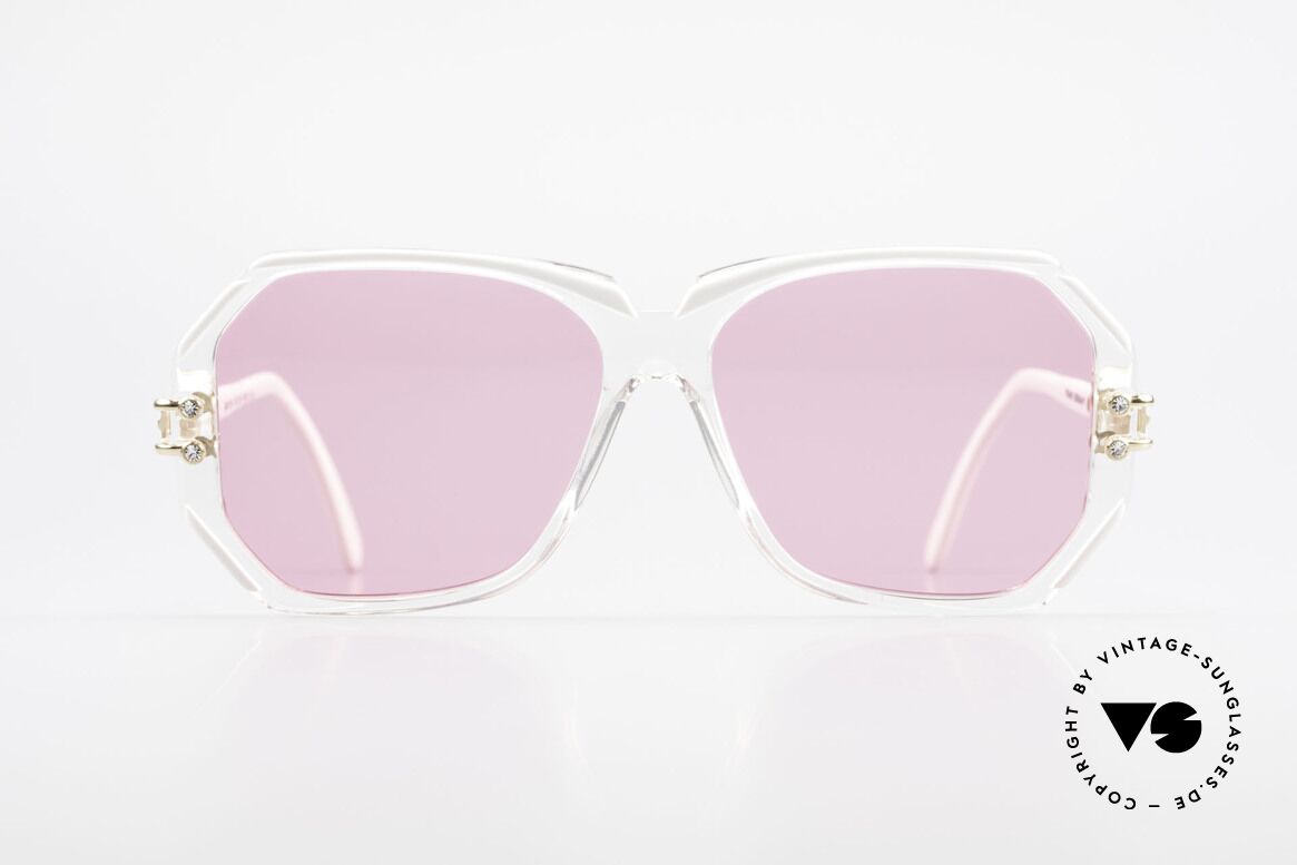 Cazal 169 Pinke Designer Sonnenbrille, extravagante vintage Designer-Sonnenbrille von CAZAL, Passend für Damen
