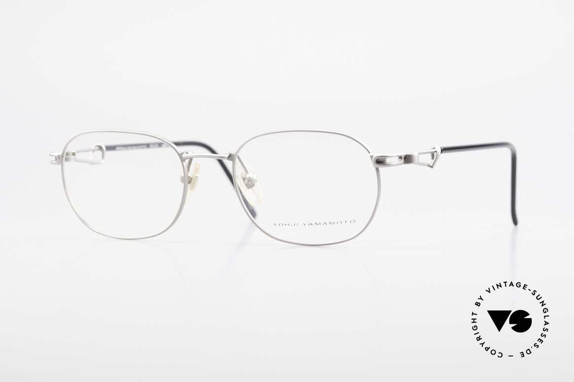 Yohji Yamamoto 51-4113 Titan Designerbrille Vintage, rare 90er Titanium Yohji Yamamoto Designer-Brille, Passend für Herren und Damen