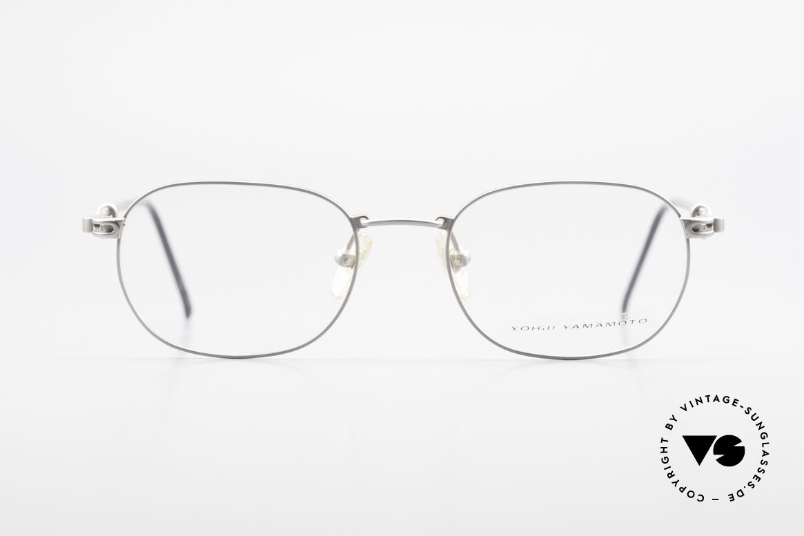 Yohji Yamamoto 51-4113 Titan Designerbrille Vintage, rare 90er Titanium Yohji Yamamoto Designer-Brille, Passend für Herren und Damen
