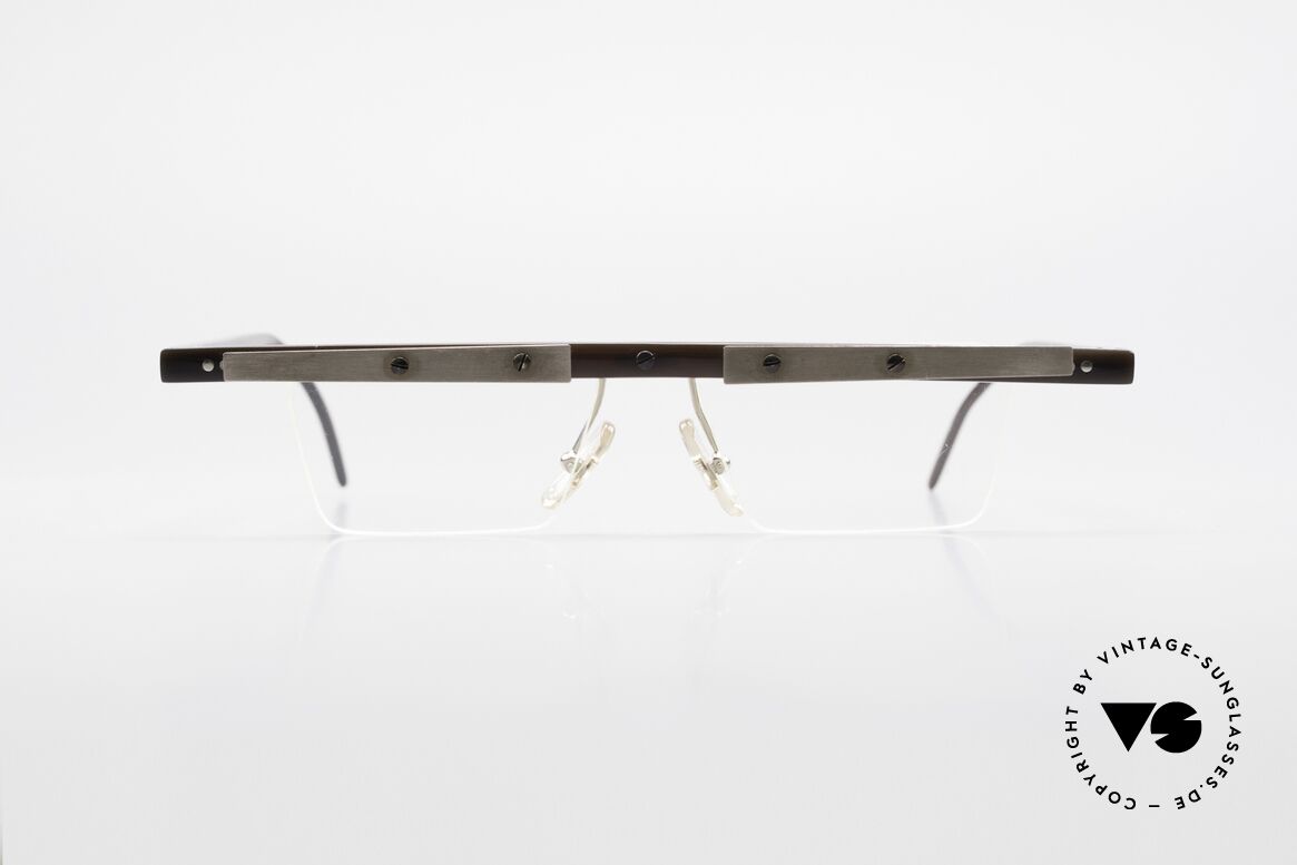 Theo Belgium Lambeta 7 Echte Büffelhorn Fassung, in 1989 gegründet als 'ANTI MAINSTREAM' Brillenmode, Passend für Herren