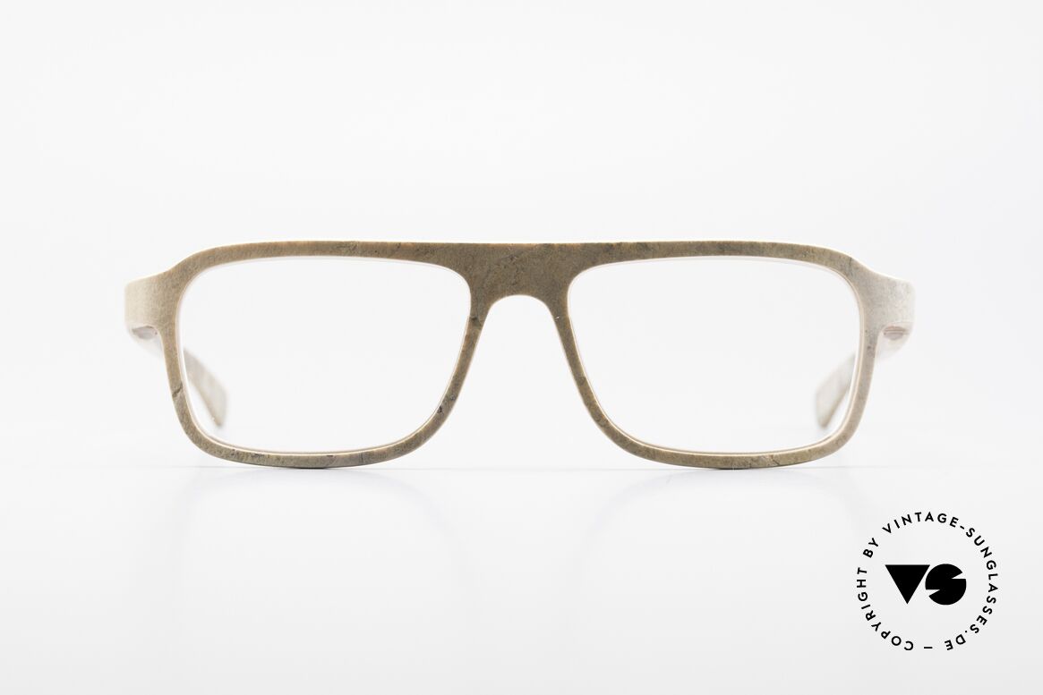 Rolf Spectacles Dino 41 Steinbrille sowie Holzbrille, Echte Steinbrille von Rolf Spectacles, DAS ORIGINAL!, Passend für Herren