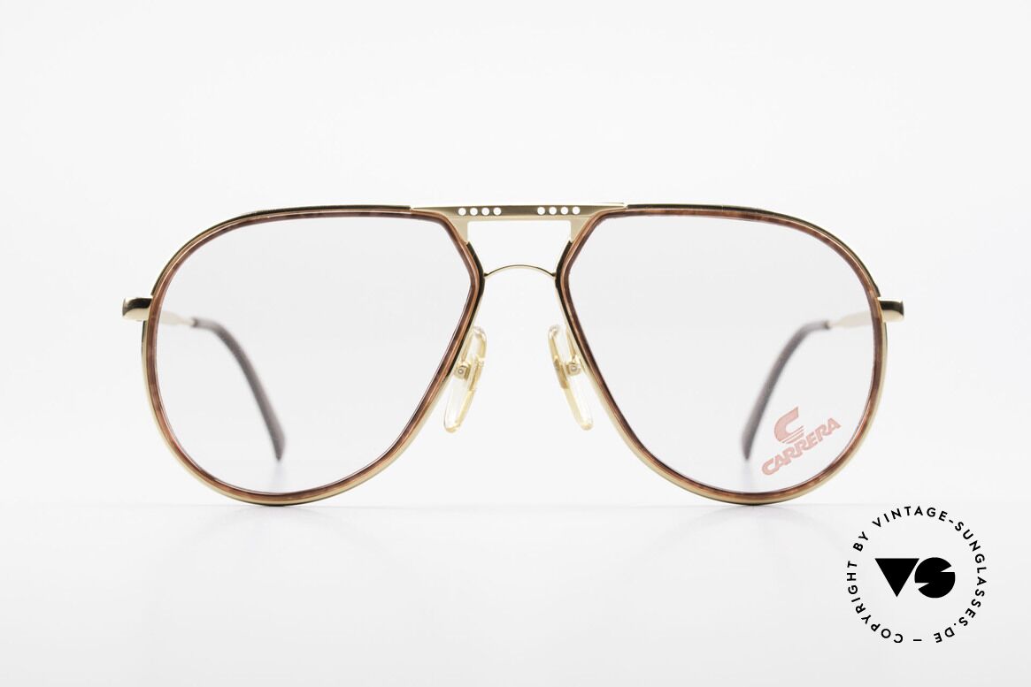 Carrera 5371 Echte Alte 80er Vintage Brille, edle Carrera vintage Brillenfassung der 1980er, Passend für Herren