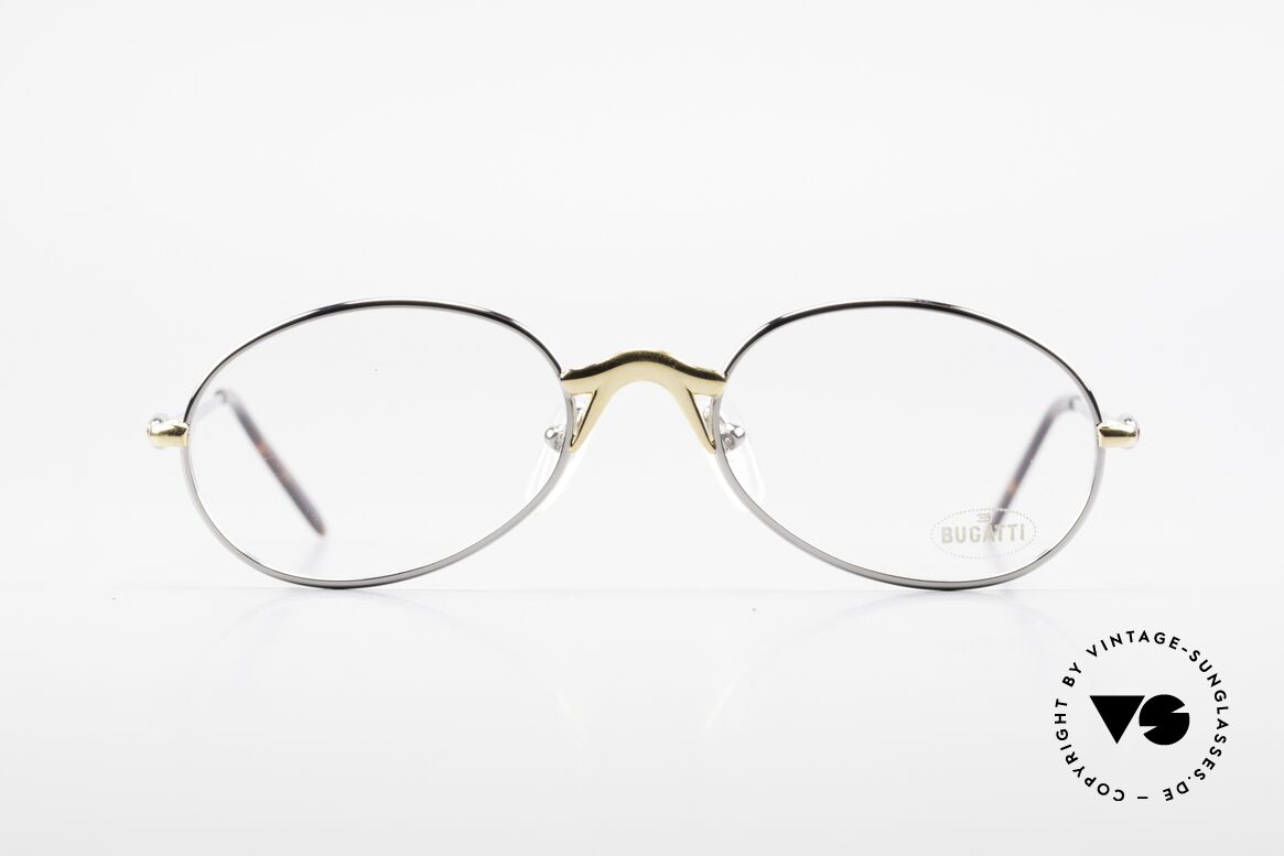 Bugatti 22126 True Vintage Brille 1995, um 1995 in Frankreich produziert, Größe 54/20, Passend für Herren und Damen