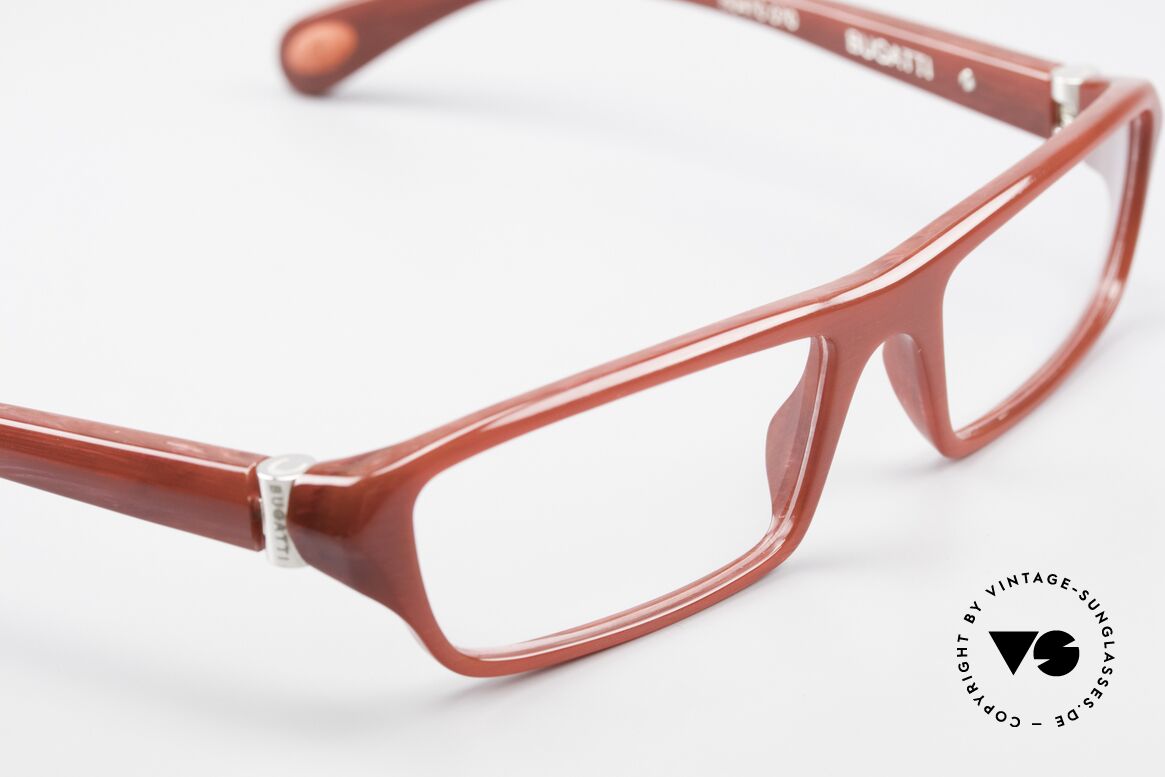 Bugatti 470 Edle Designerbrille Dunkelrot, ungetragenes Exemplar inkl. original Verpackung, Passend für Herren