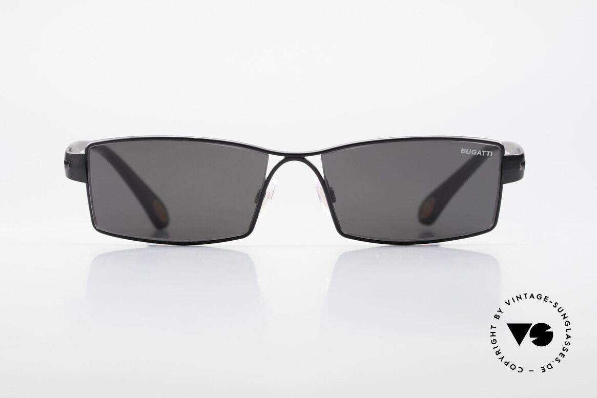 Bugatti 499 Rare XL Designersonnenbrille, markante high-tech Sonnenbrille von BUGATTI, Passend für Herren
