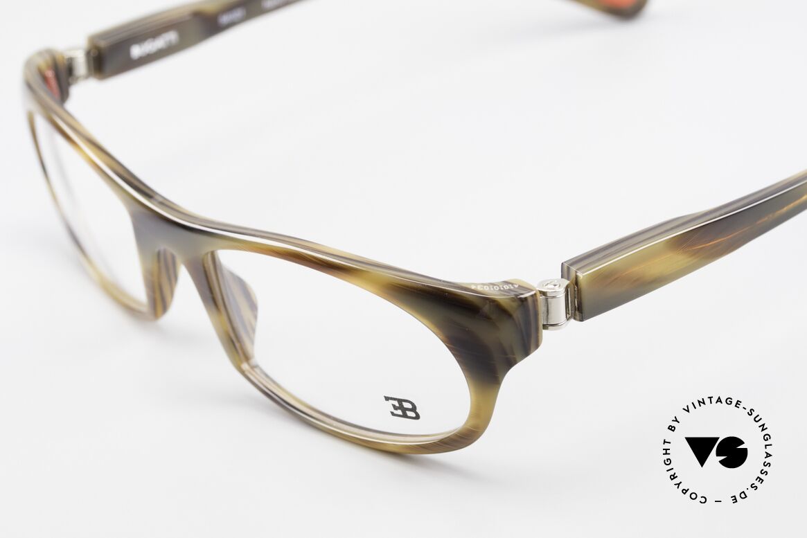 Bugatti 326 Odotype Original Vintage DesignerBrille, sehr spezielle Glaseinfassung & Top Komfort, Passend für Herren