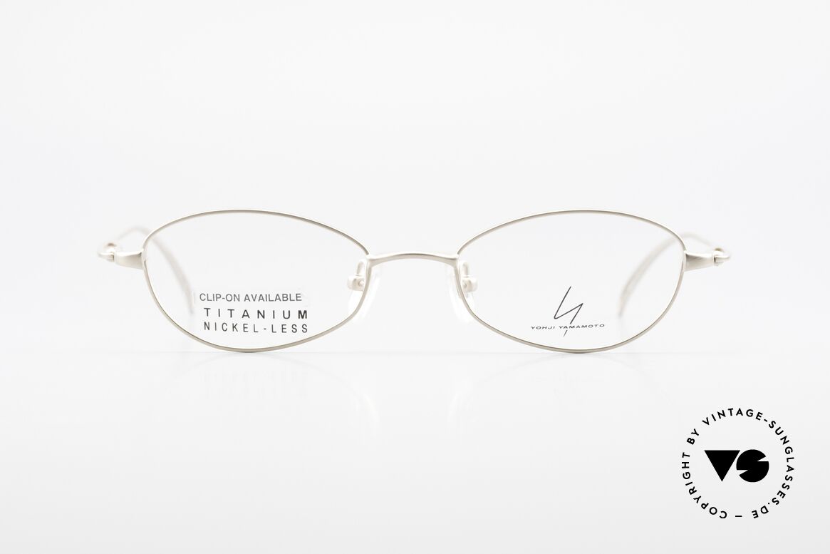 Yohji Yamamoto 52-9011 Clip On Titanium Brille GP, Größe: large, Passend für Herren und Damen