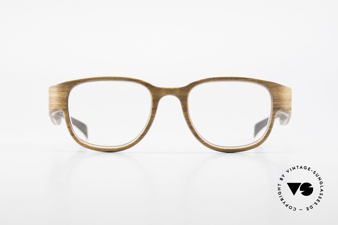 Rolf Spectacles Berlina 53 Reine Holzbrille Unisex Large, Echte Holzbrille von Rolf Spectacles, DAS ORIGINAL!, Passend für Herren und Damen