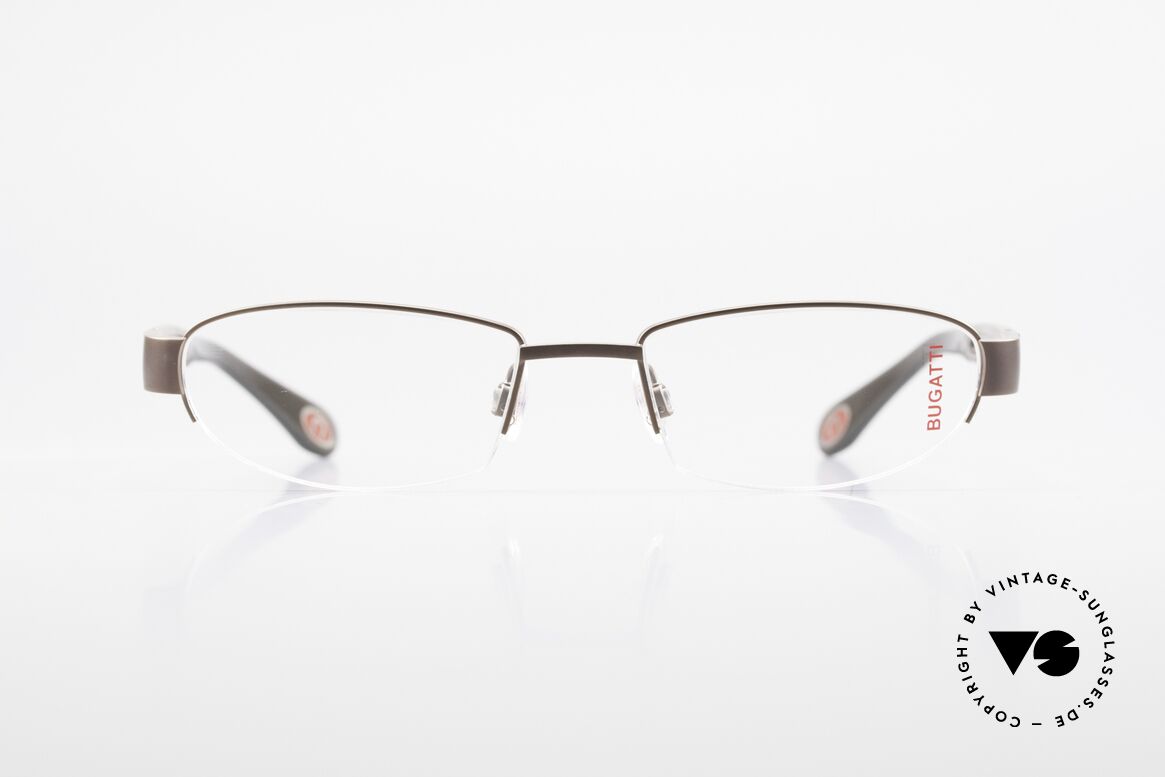 Bugatti 520 Ebenholz Edelholz Titanbrille, BUGATTI LUXUS-Brille 520 in unfassbarer Qualität, Passend für Herren