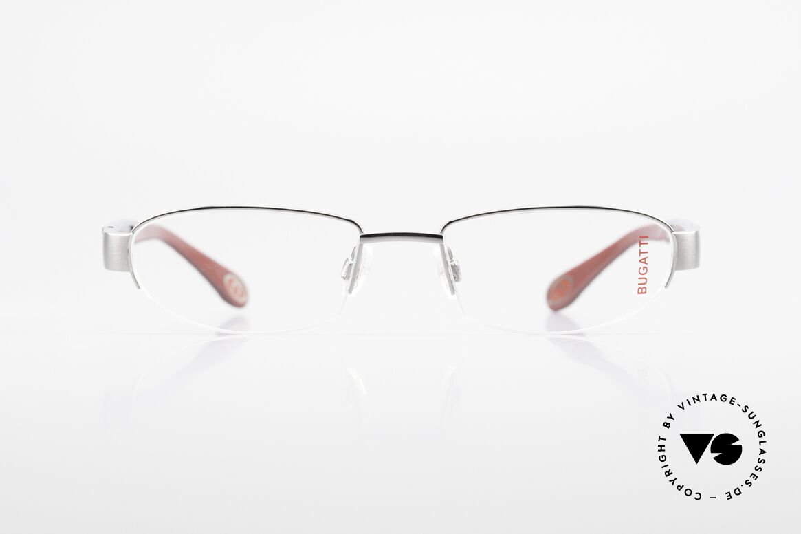 Bugatti 520 Ebenholz Brille Ruthenium, BUGATTI LUXUS-Brille 520 in unfassbarer Qualität, Passend für Herren