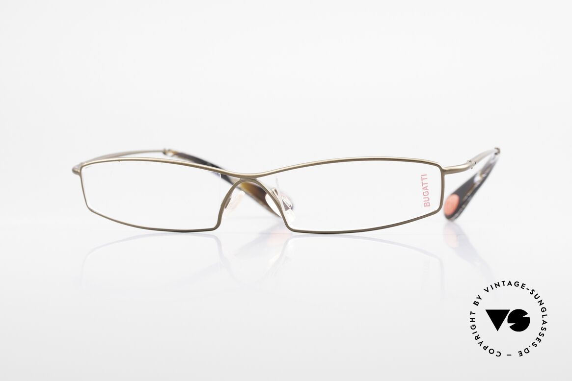Bugatti 204 Odotype Limited Vintage Luxus Brille, legendäre ODOTYPE-Serie für Bugatti Kenner, Passend für Herren